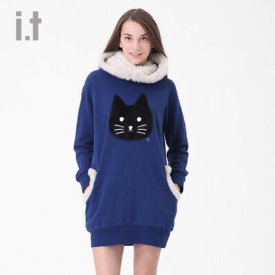 预售价 ¥173.00 预付定金 ¥34.00【天猫预售】i.t :CHOCOOLATE 女 卫衣 it3283AX