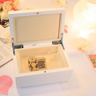 日本SANKYO发条机芯八音盒 音乐盒 木质6.1儿童节礼物 创意 送女