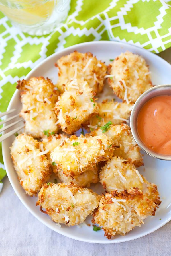 parmesan baked chicken nuggets crisp chicken nuggets with