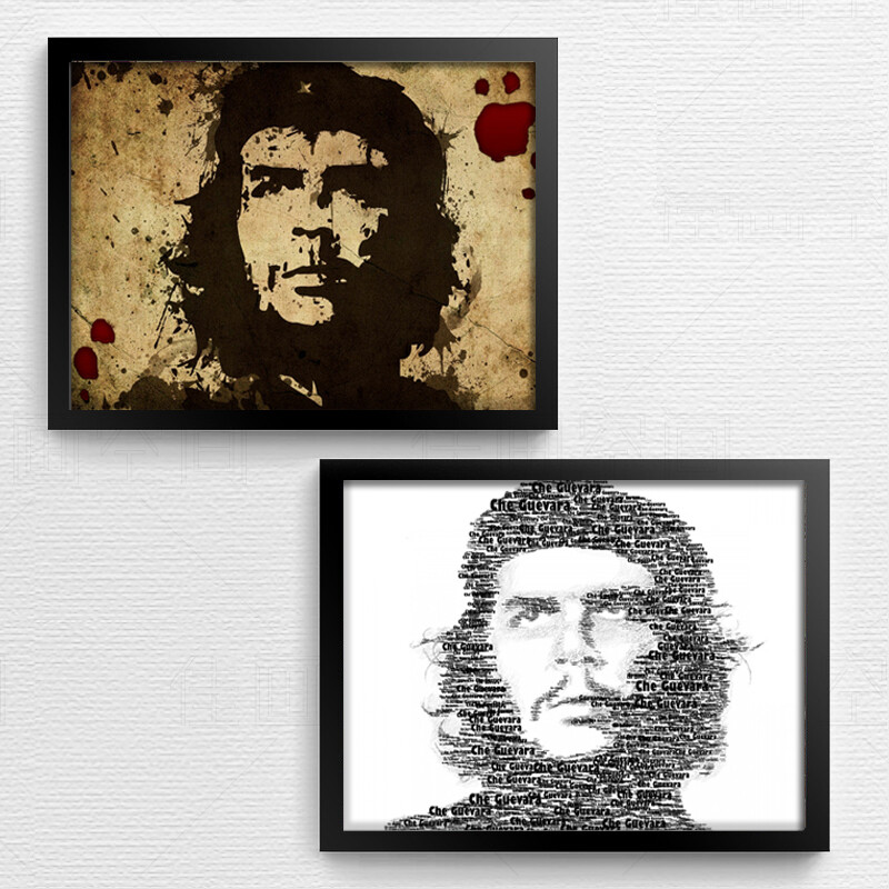 Che Guevara 经典人物切格瓦拉复古装饰画 客厅书房挂画