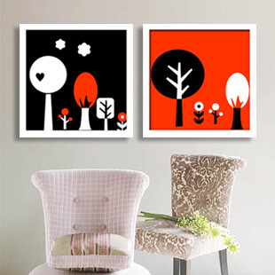parsimonytree简约树现代简约小清新感觉装饰画挂画优凡画品
