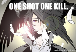 #全职高手##招生办的阴谋系列（x）#轮回2015年夏季青训营招生广告——“ONE SHOT ONE KILL.”——广告模特当然是男神教教主~#果然一不用上班我就能秒速填坑了（x#