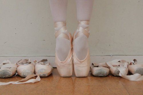 ballet shoes.