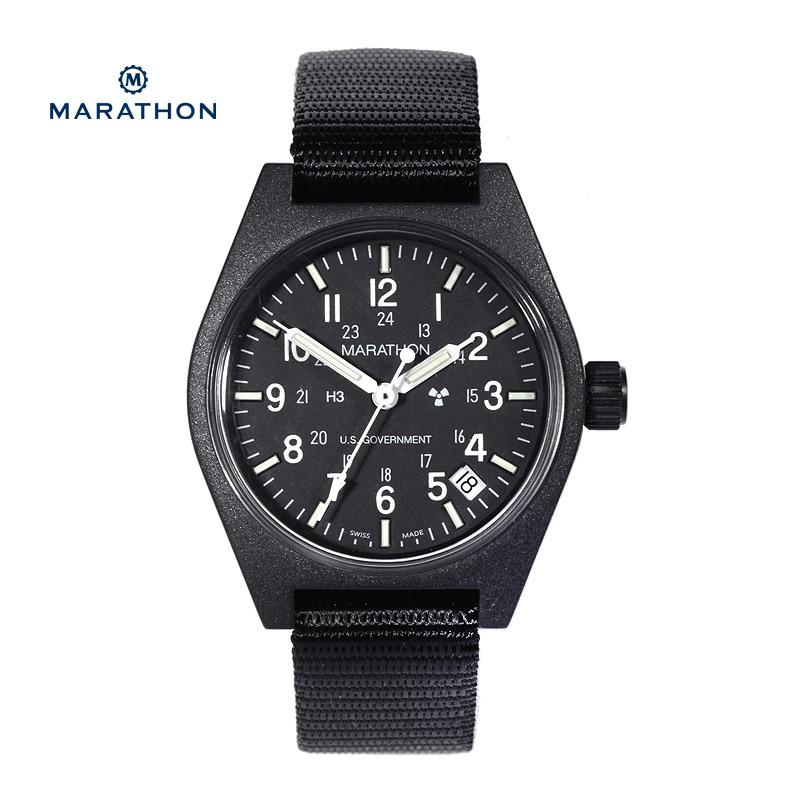 马拉松marathon 四军通用石英表带日历 美军制式军表 ww194015