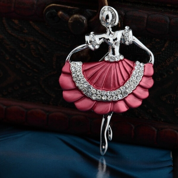 ballet dancer pin brooch