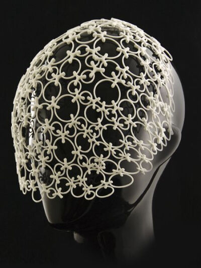 3D printed veil. Join the 3D Printing Conversation: http://www.fuelyourproductdesign.com/