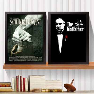 Schindler's List 辛德勒的名单经典海报装饰画 办公室客厅挂画