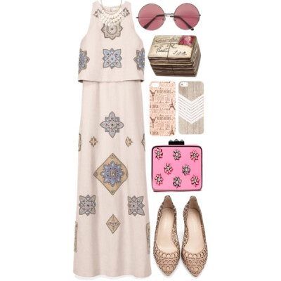 A fashion look from July 2014 featuring Tory Burch gowns, Loeffler Randall pumps and Charlotte Russe tech accessories. Browse and shop related looks.