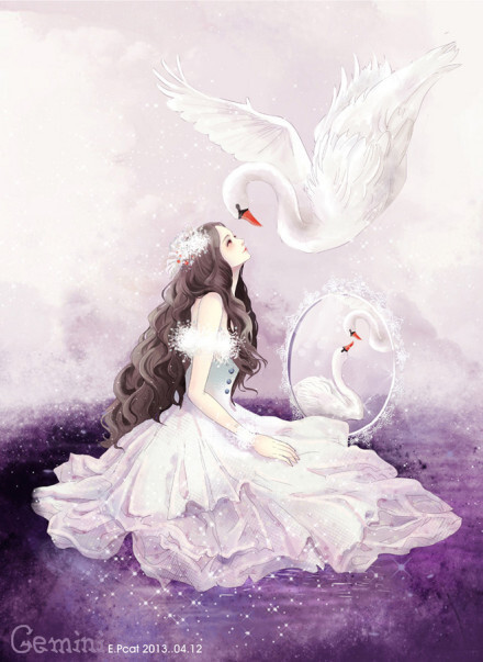 12星座系列的美图~~~美的不可方物啊，已经醉了丨作者：花火，图源于网络