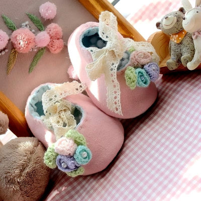 原创手工婴儿布鞋
