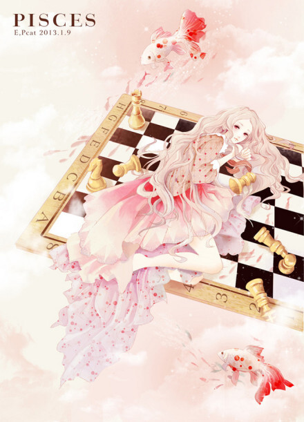 12星座系列的美图~~~美的不可方物啊，已经醉了丨作者：花火，图源于网络