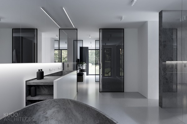 【{奢华而简约的卢森堡湖岸住宅设计}】作者：Katarzyna Kuo Stolarska