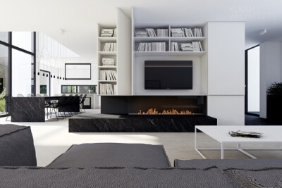 #品.家居#奢华而简约的卢森堡湖岸住宅设计