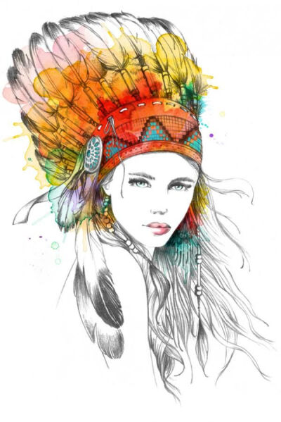 Fashion Illustrations by French illustrator Lutheen.