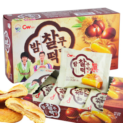 韩国进口食品 九日板栗打糕 朝鲜族传统食品20g*6袋/盒