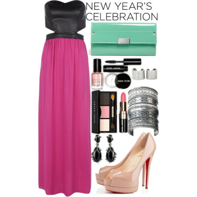 A fashion look from December 2013 featuring Christian Louboutin pumps, Jimmy Choo clutches und Accessorize bracelets. Browse and shop related looks.