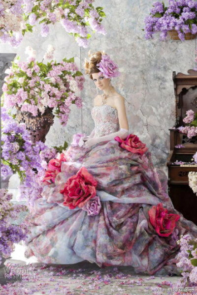 Stella de Libero Color Wedding Dresses 色彩婚纱欣赏