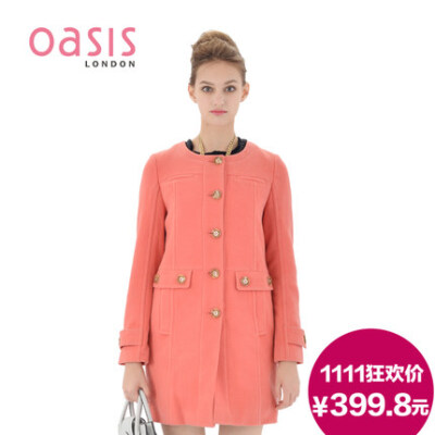 【双11】双11价：399.8元 商场同款 OASIS14秋装新品装饰口袋外套OT00900433