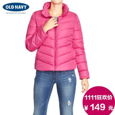 【双11】双11价：149元 商场同款|Old Navy 老海军时尚纯色行缝保暖棉服|女装155404