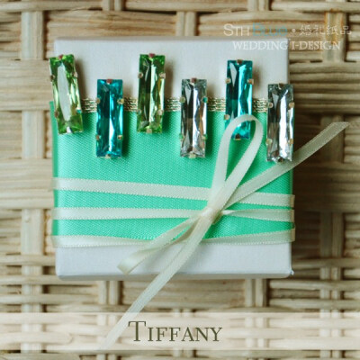 Tiffany蓝小清新婚礼糖盒
