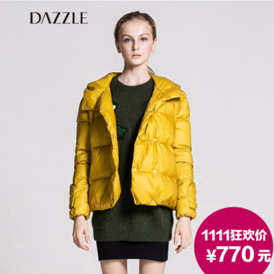 【双11】双11价：770元 DAZZLE/地素 冬季 短款双排扣羽绒服|234K210