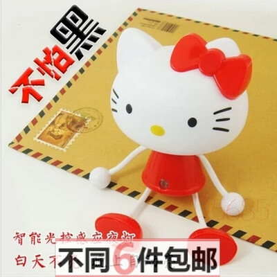 hellokitty 小夜灯 凯蒂猫光控小夜灯 LED灯 卡通可爱小夜灯