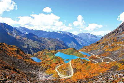 波密，海拔 2725，路虽难，景如画。