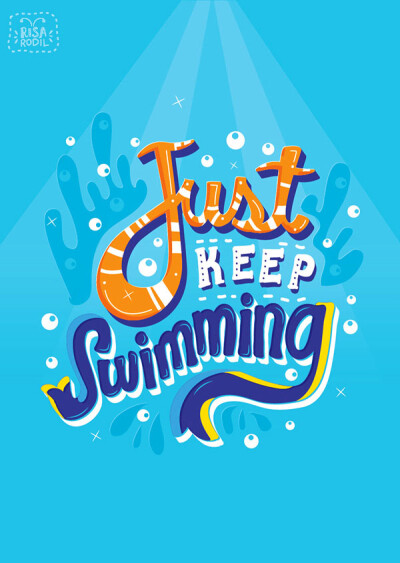 Risa Rodil系列主题字体海报创意设计