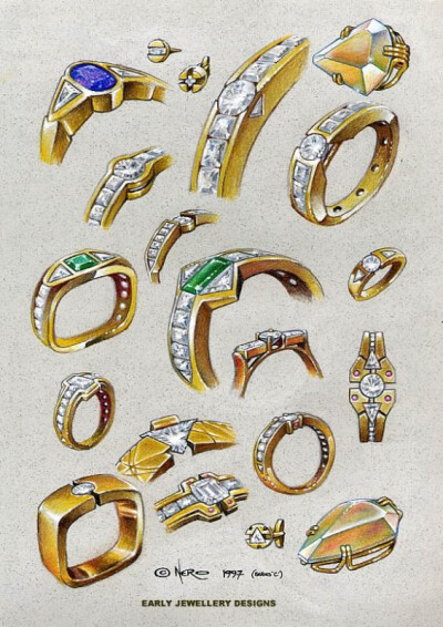 jewellery sketches