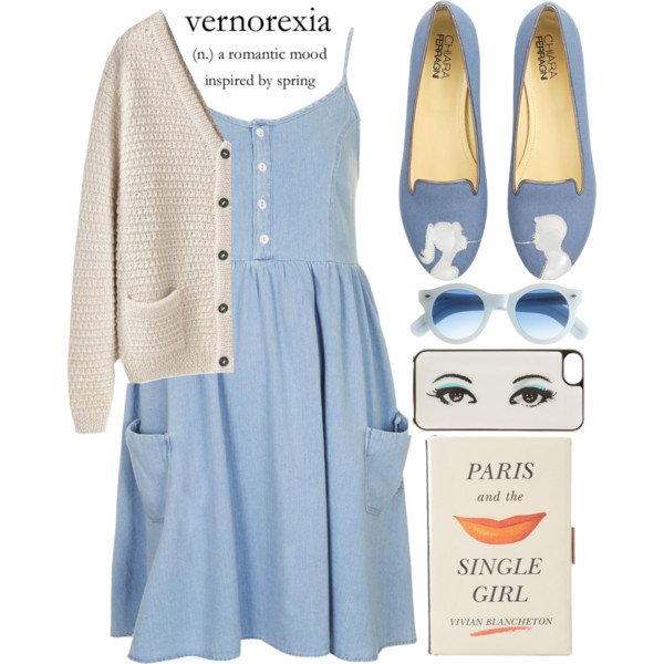 A fashion look from February 2014 featuring short dresses, long sleeve tops and flat shoes. Browse and shop related looks.