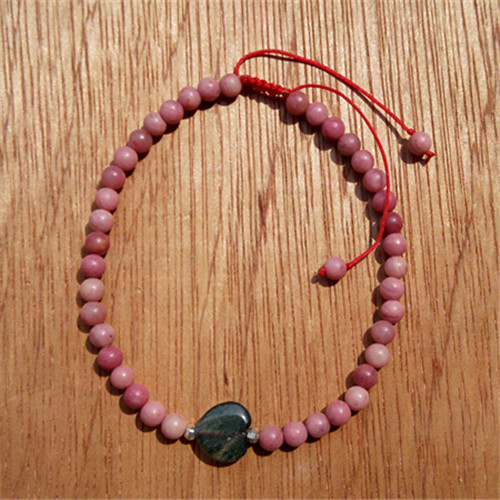 红纹石天然水晶手链