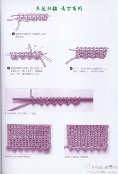 #棒针 起针 图解# 给大家分享一本专门教各种棒针起针方法的书，陆续更新。PART5 end