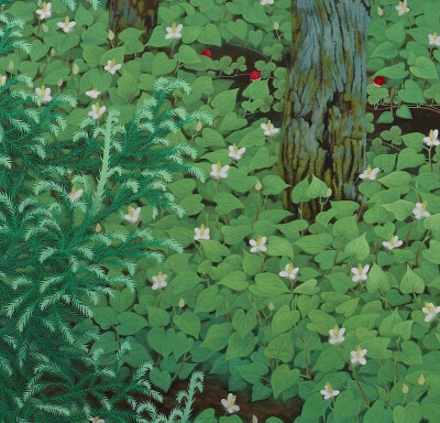 Forest by Katayama Bokuyo, 1928