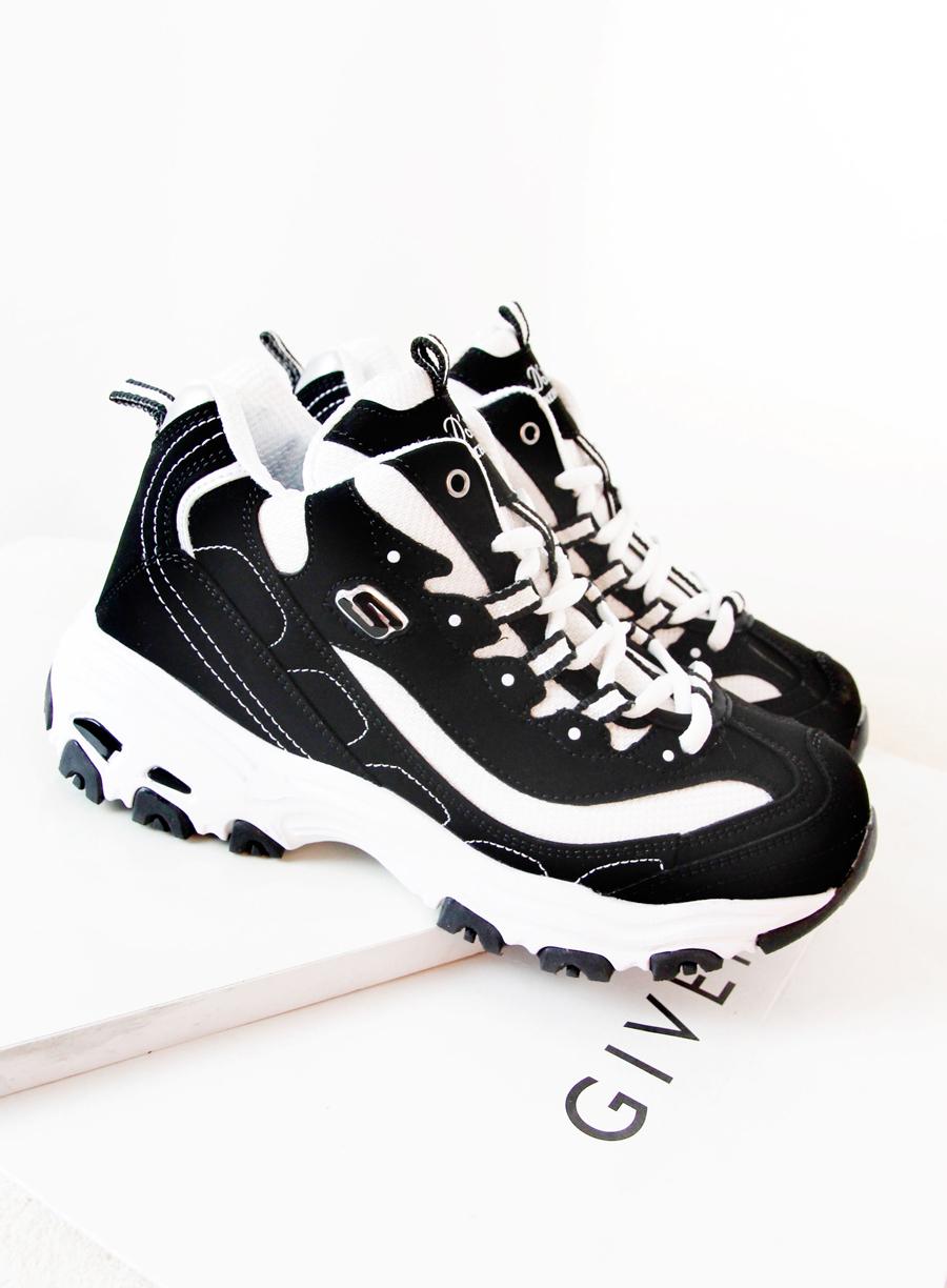 爆款韩版s凯奇高帮运动鞋休闲鞋复古跑步鞋女潮鞋厚底增高鞋