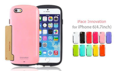 日本 iface Revolution 糖果色可插卡iPhone6 4.7寸手机壳