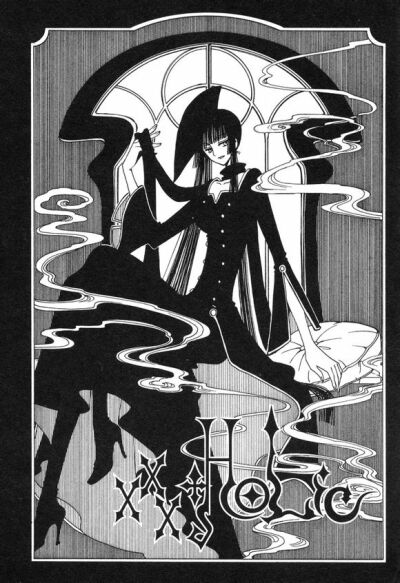 动漫 线稿 橡皮章素材 黑白 xxxholic