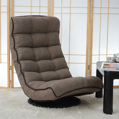 日式无印良品懒人沙发创意榻榻米叠单人卧室书房电脑转椅沙发