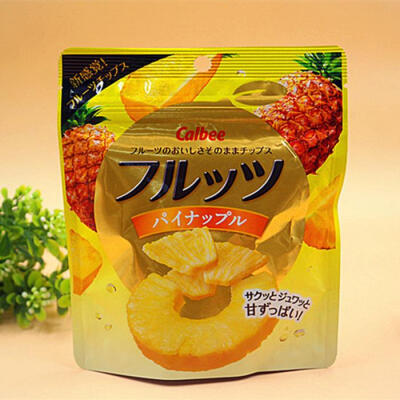 进口零食品 日本calbee卡乐B 新食感菠萝味脆片干 calbee薯片