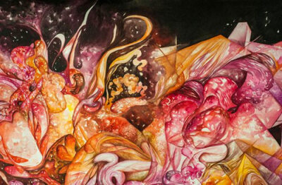  《藏心》实验创作，继《半身海水，半身火焰》之后，开始关注潜意识与意识之前的某种联系，个人偏爱心理学，也致力于将心理与艺术结合而创作绘画作品，《藏心》的创作历时两个月，将工作时间延长，每一次只绘制一个…