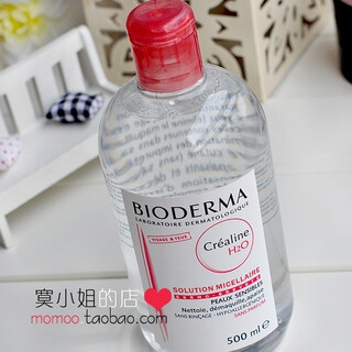 12★小寞 法国产Bioderma贝德玛舒妍卸妆水 任何及敏感500ML粉水的图片