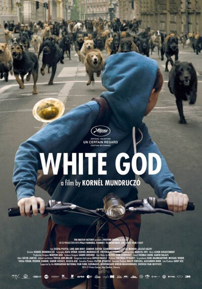 白色上帝·White God· Fehér isten (2014)影片讲述了一个小女孩和她最好的朋友，一只狗在残酷世界中的历险。在严父干涉之后，13岁女孩莉莉放生了爱犬哈根使之成为流浪狗。之后想重新找回爱犬的莉莉会发生怎样的故事呢…