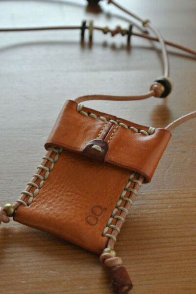 Simple leather pouch