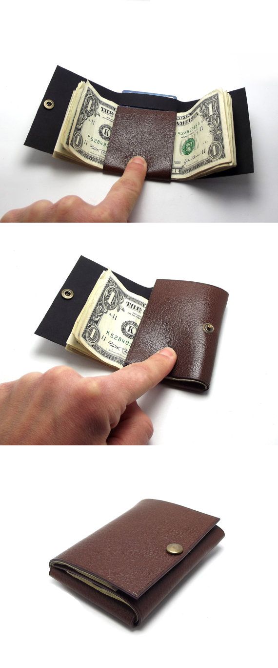 Simple Fold Leather Wallet