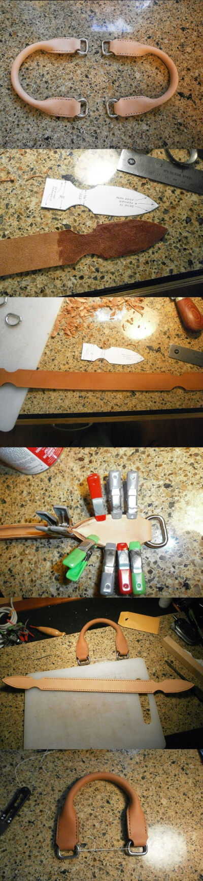 Leather handle tutorial