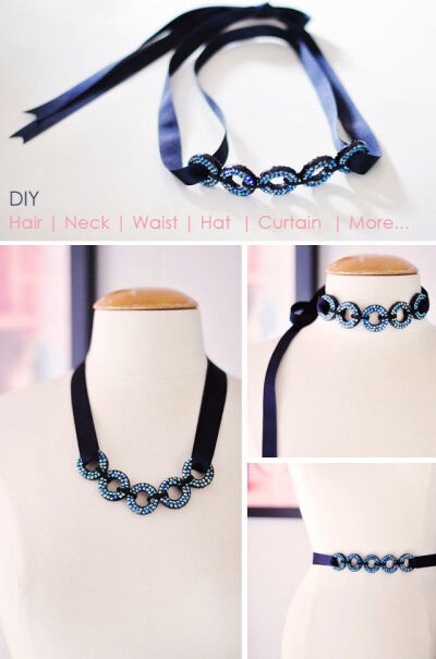 DIY Hair Accessories, DIY Belt, DIY Necklace, Fashion and Home DIYs