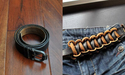 Diy: How to Upcycle a Leather Belt