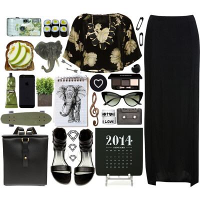 A fashion look from December 2013 featuring black shirt, Miss Selfridge and black shoes. Browse and shop related looks.