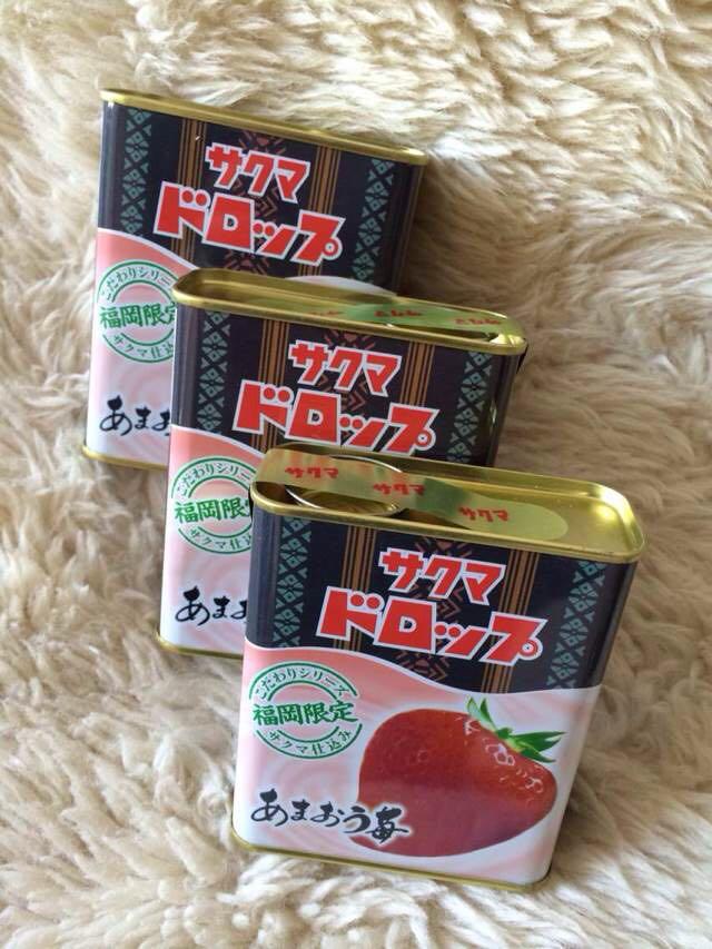 现货 日本进口零食 福冈限定 草莓汁 果糖 80G