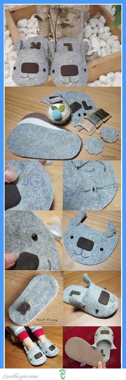 DIY slippers diy craft crafts craft ideas easy crafts diy ideas diy crafts crafty fun crafts diy clothes easy diy diy shoes craft clothes craft fashion diy gifts craft shoes craft gifts