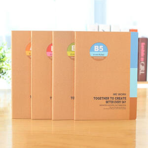 学生学习用品 B5软抄本笔记本记事本日记本 韩国创意学生文具簿本
